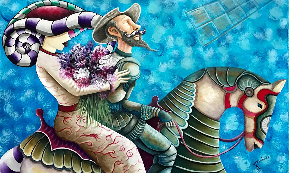 El Quijote y los Molinos