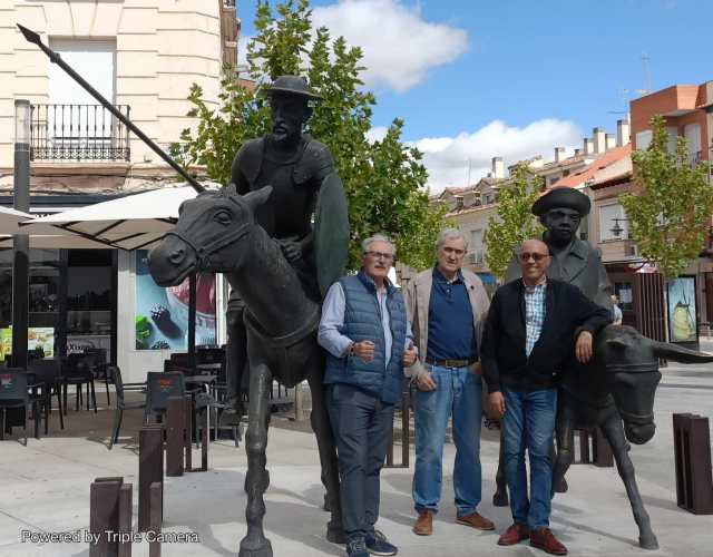 Juan Miguel Madera visita la Comarca Quijote desde República Dominicana
